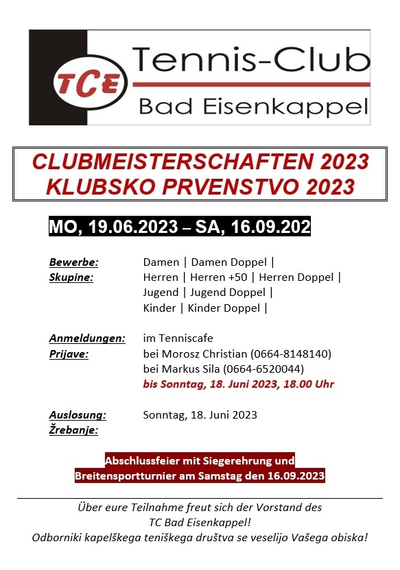 Clubmeisterschaften 2023